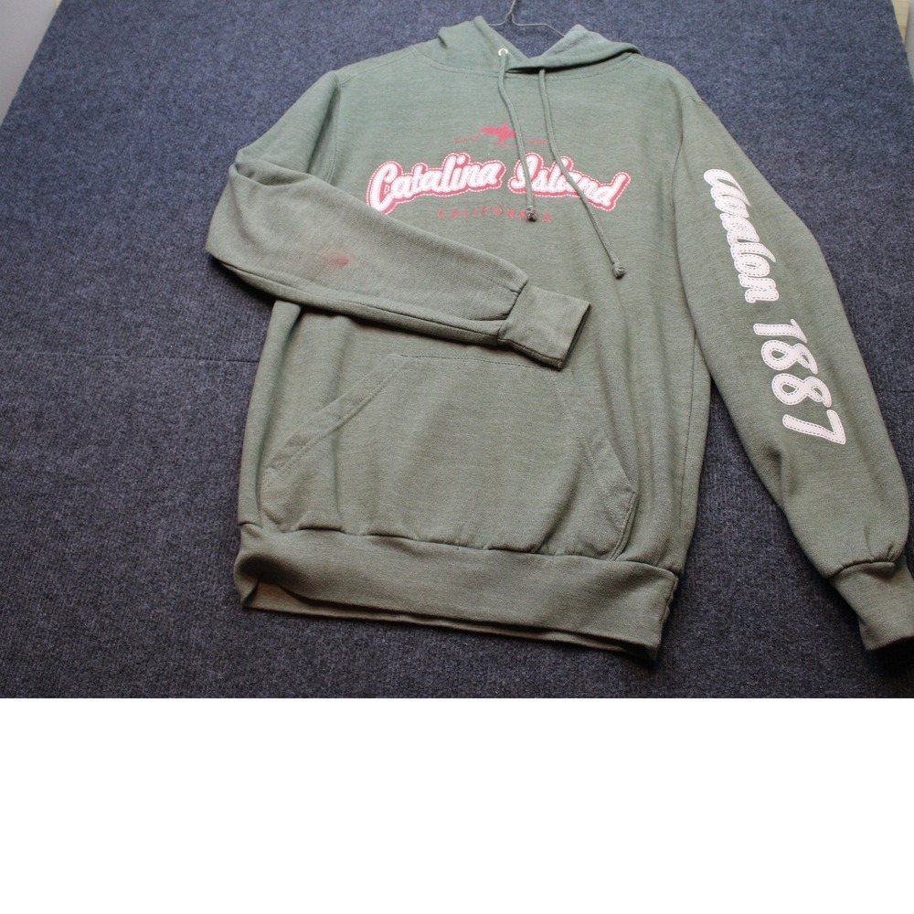 MV Sport Catalina Island California Hoodie Green Avalon 1887 Small